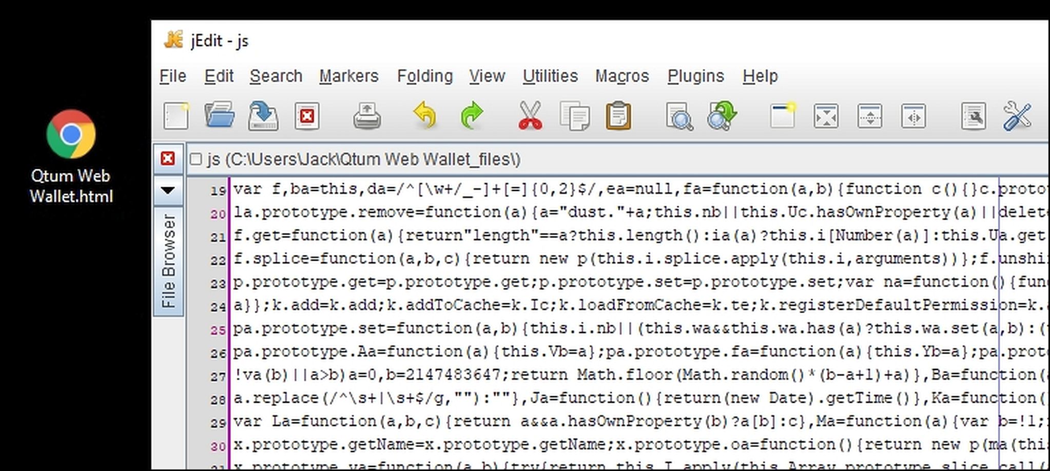1 The Web Wallet HTML File